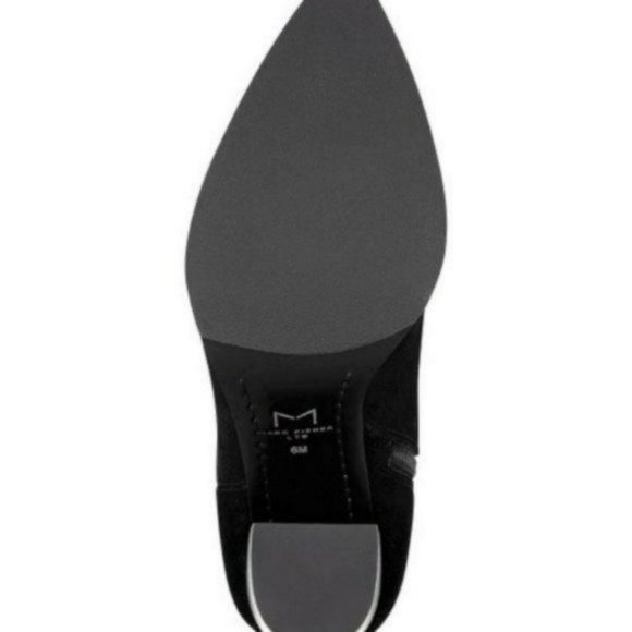 Marc Fisher LTD Giana Black Suede Booties - Picture 2 of 8
